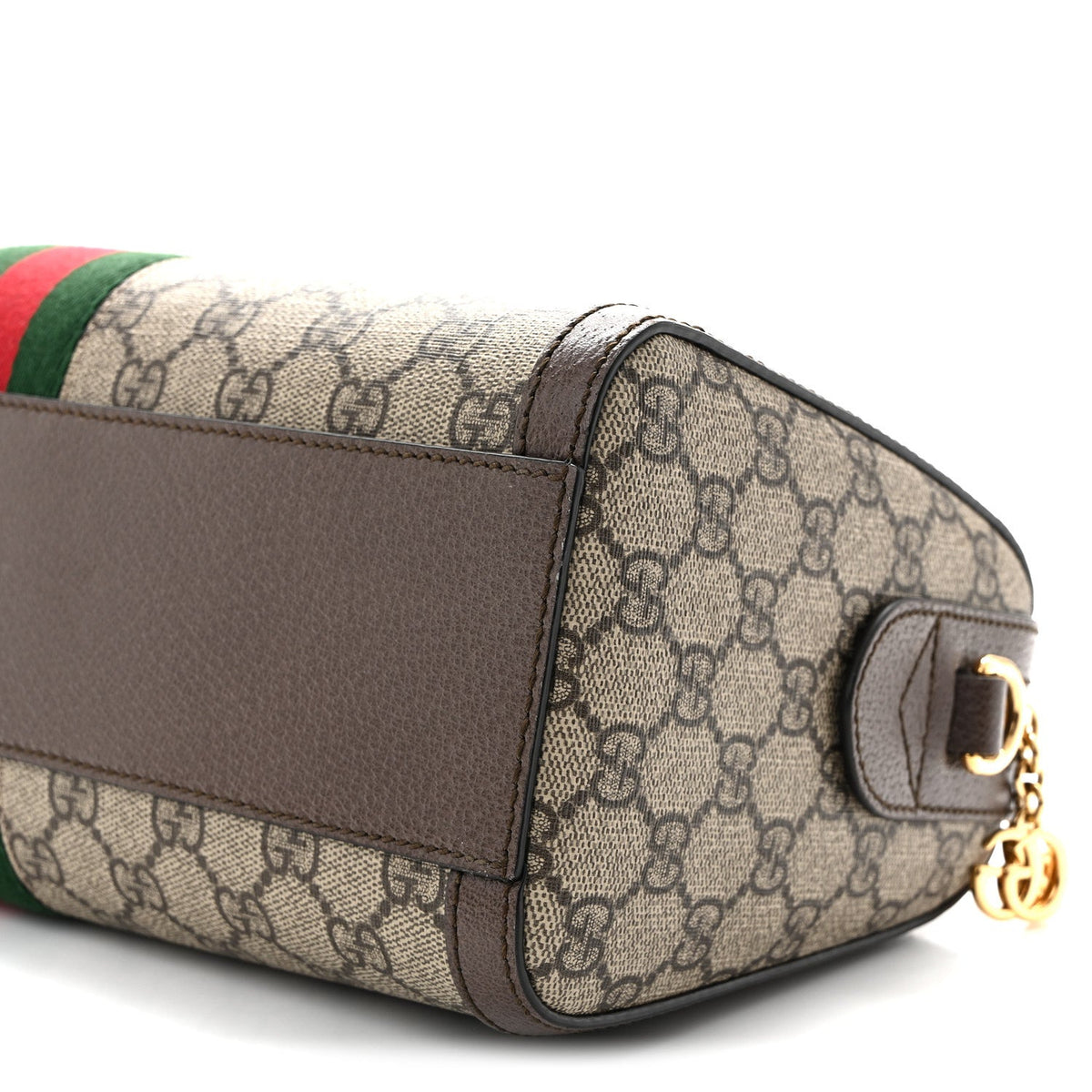 GG Supreme Monogram Web Medium Ophidia Boston Brown wholesalehk.shop