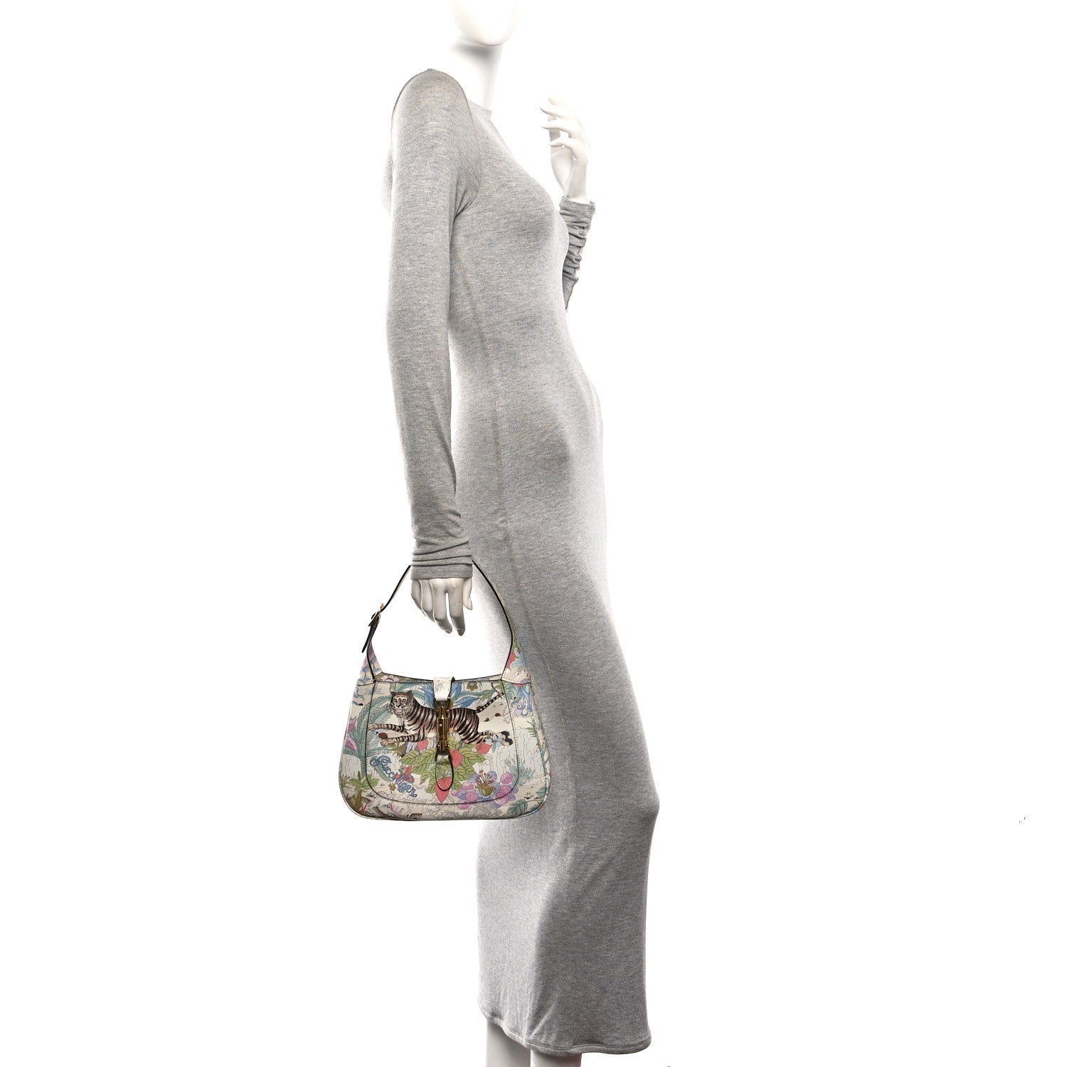 New Shangai Calfskin Tiger Savanah Small Jackie 1961 Hobo Chalky White Multicolor £¨ Direct shipment via from wholesalehk.shop