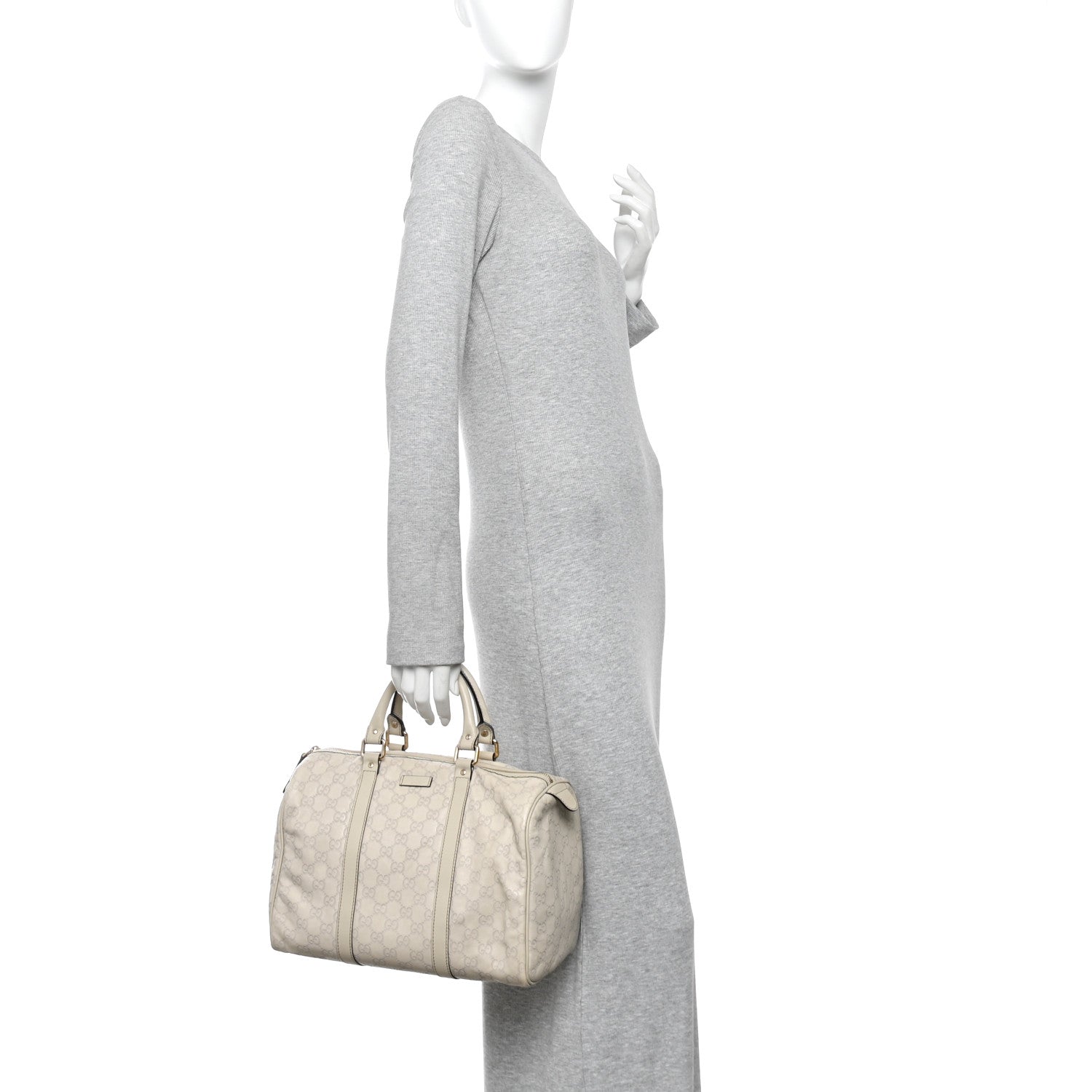 Guccissima Medium Joy Boston Off White £¨ Direct shipment via from wholesalehk.shop