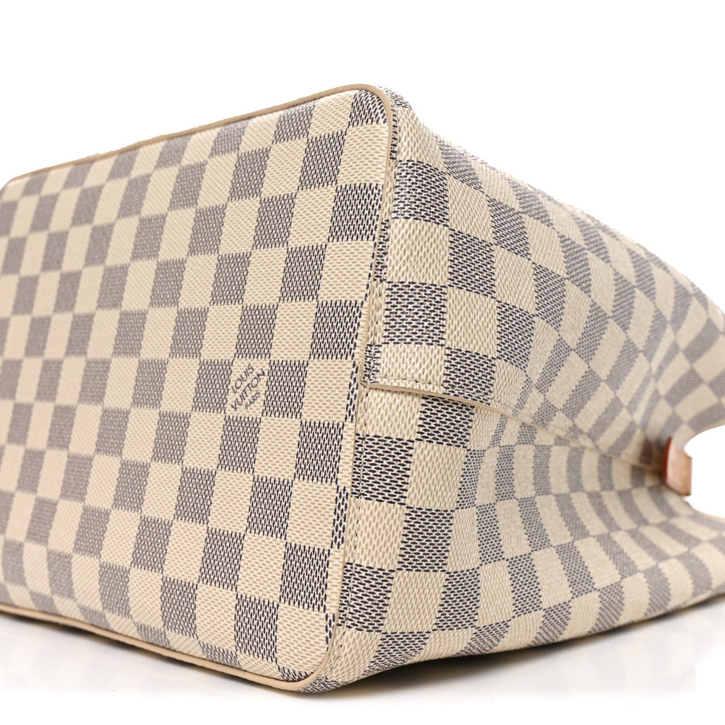 Damier Azur Braided Neonoe MM Peach Cream £¨ Direct shipment via from wholesalehk.shop