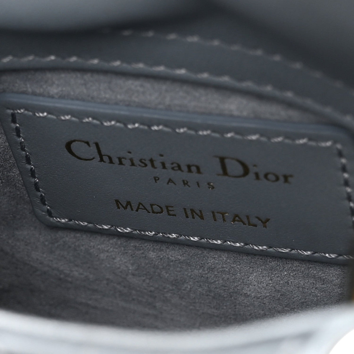 Lambskin Cannage Micro Lady Dior Cloud Blue wholesalehk.shop