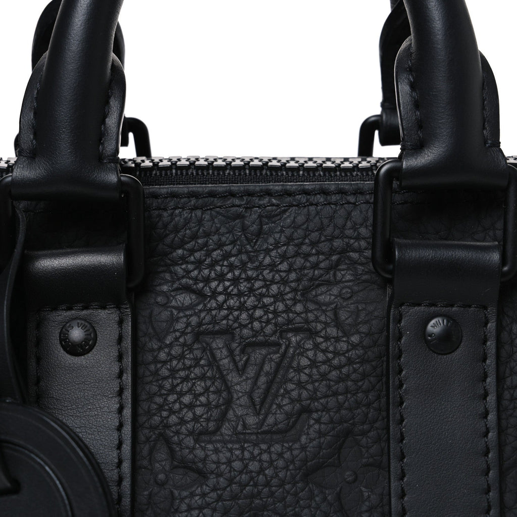 Monogram Taurillon Keepall Bandouliere 25 Black wholesalehk.shop
