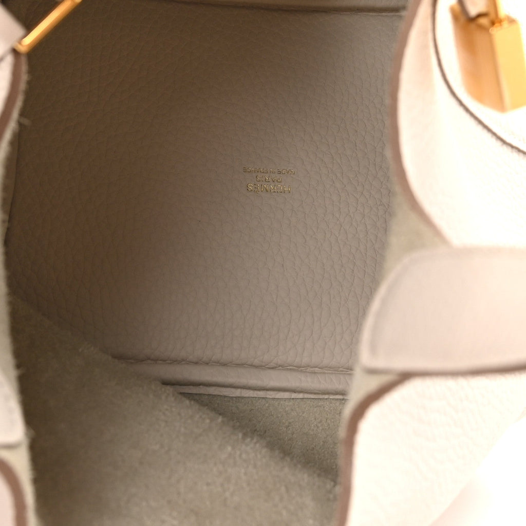 Taurillon Clemence Picotin Lock 18 PM Gris Pale £¨ Direct shipment via from wholesalehk.shop