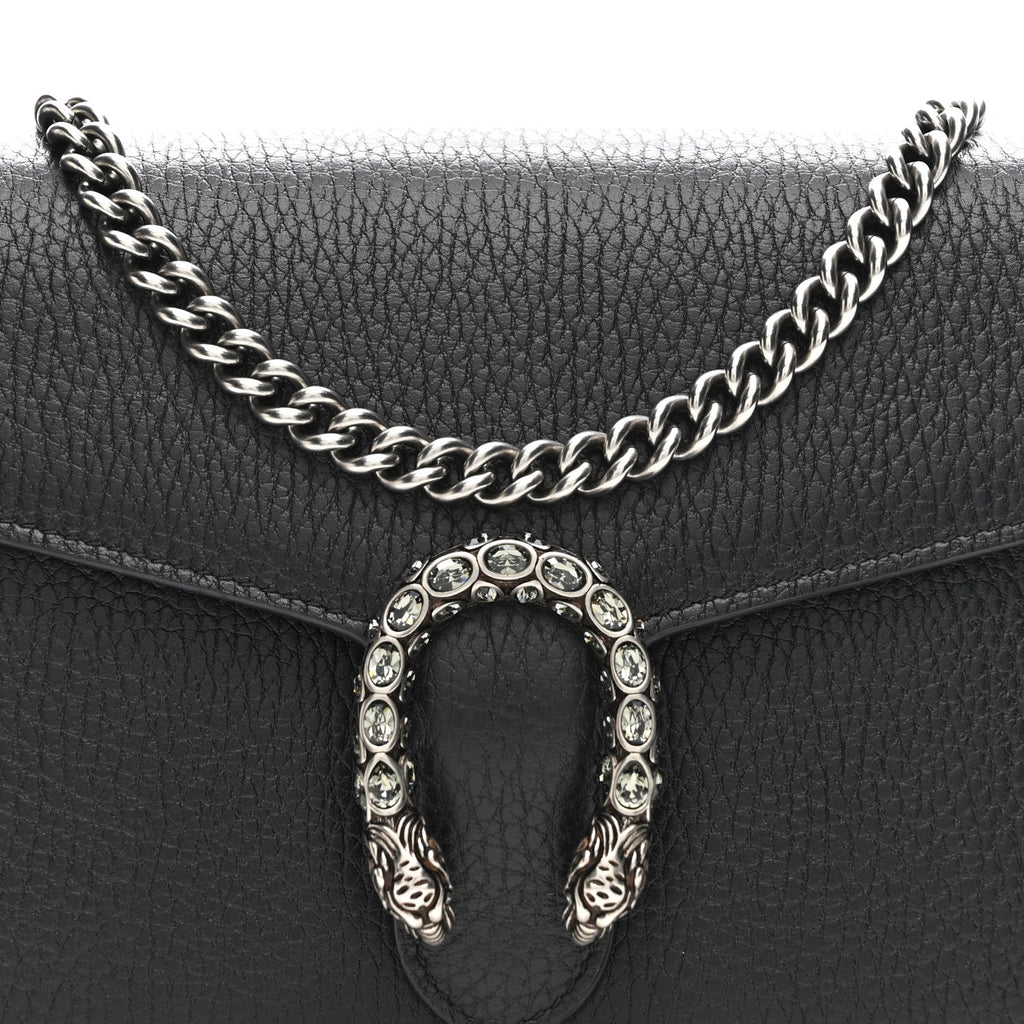 Calfskin Mini Dionysus Chain Wallet Black wholesalehk.shop