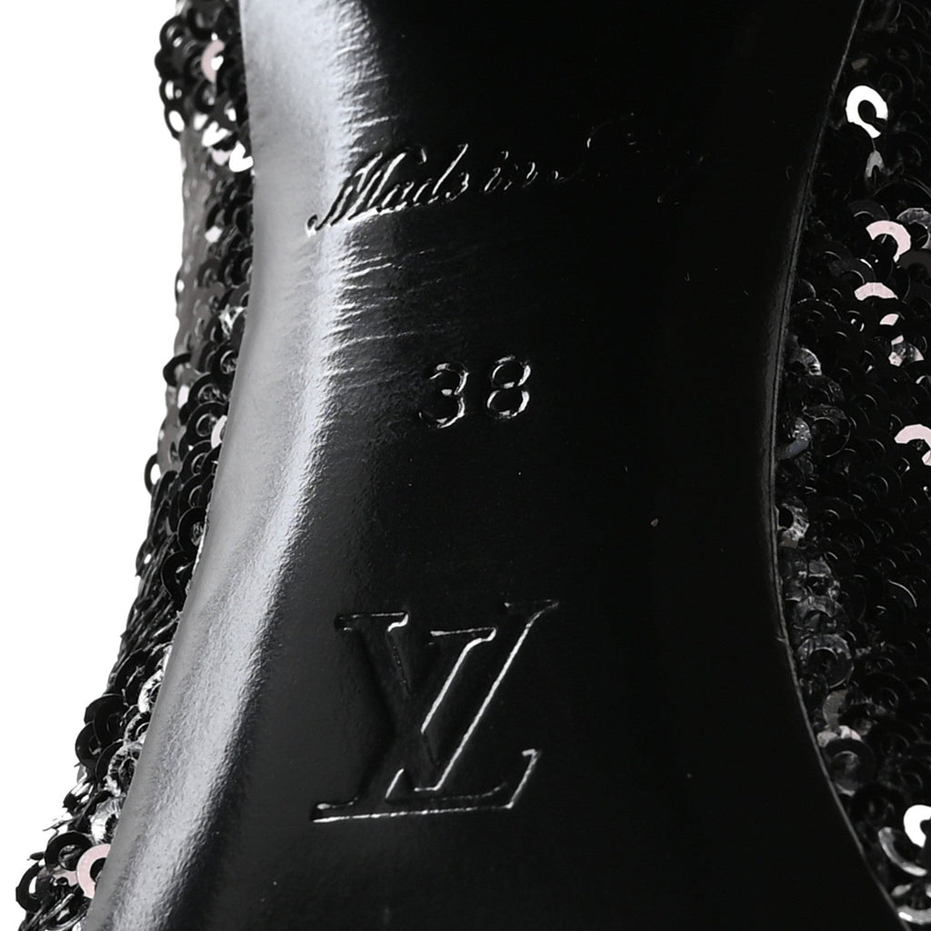 Sequin Donna High Boots 38 Black £¨ Direct shipment via from wholesalehk.shop