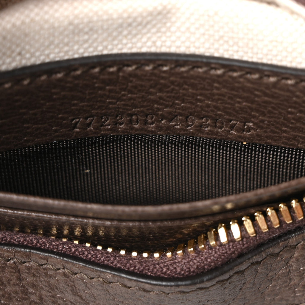 GG Supreme Monogram Textured Dollar Calfskin Small Ophidia Shoulder Bag Beige Ebony New Acero wholesalehk.shop