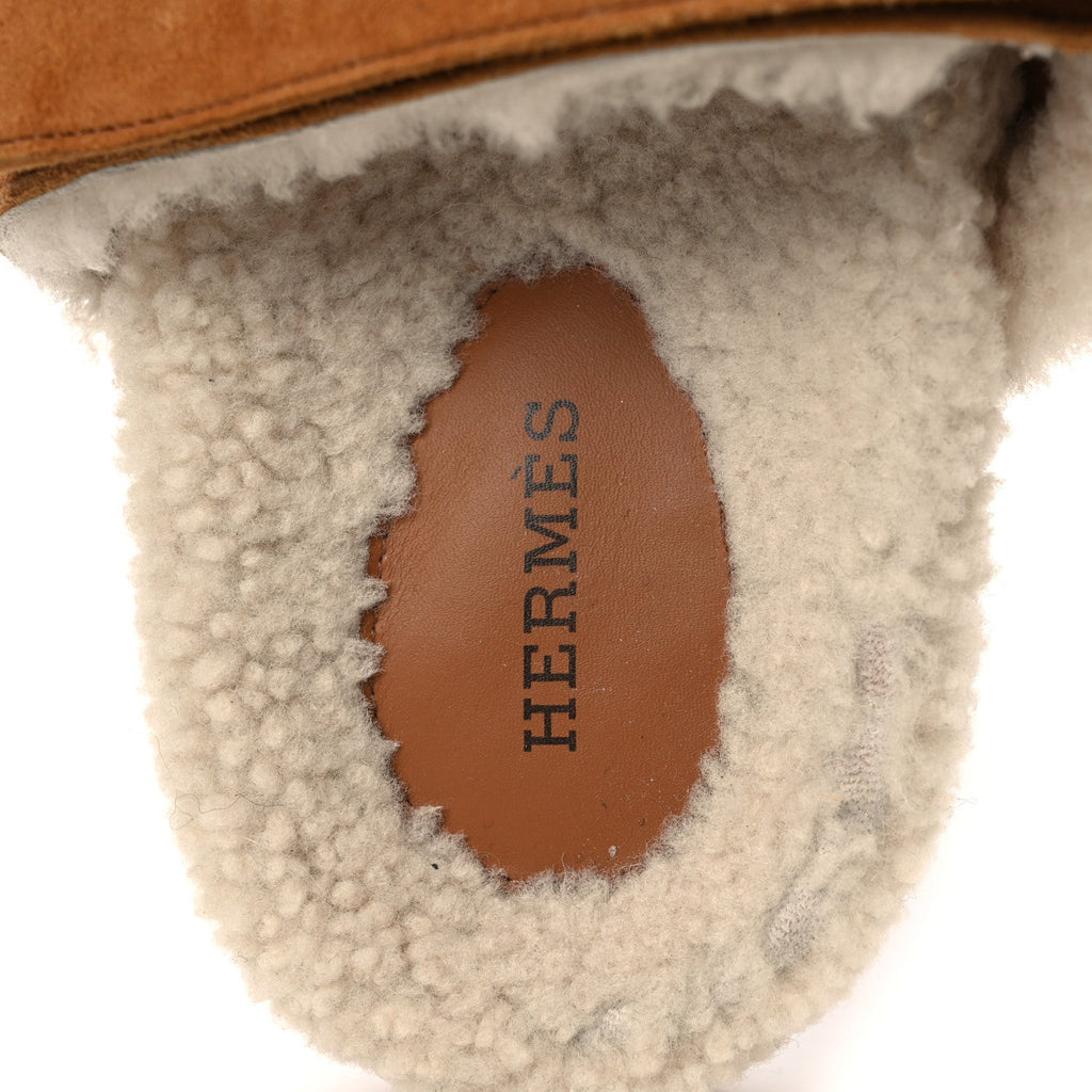 Suede Goatskin Woolskin Womens Chypre Sandals 36.5 Naturel Ecru wholesalehk.shop