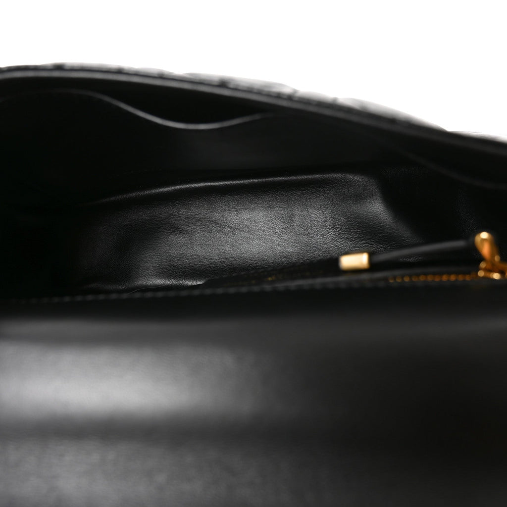 Calfskin Cannage Small Caro Bag Black wholesalehk.shop