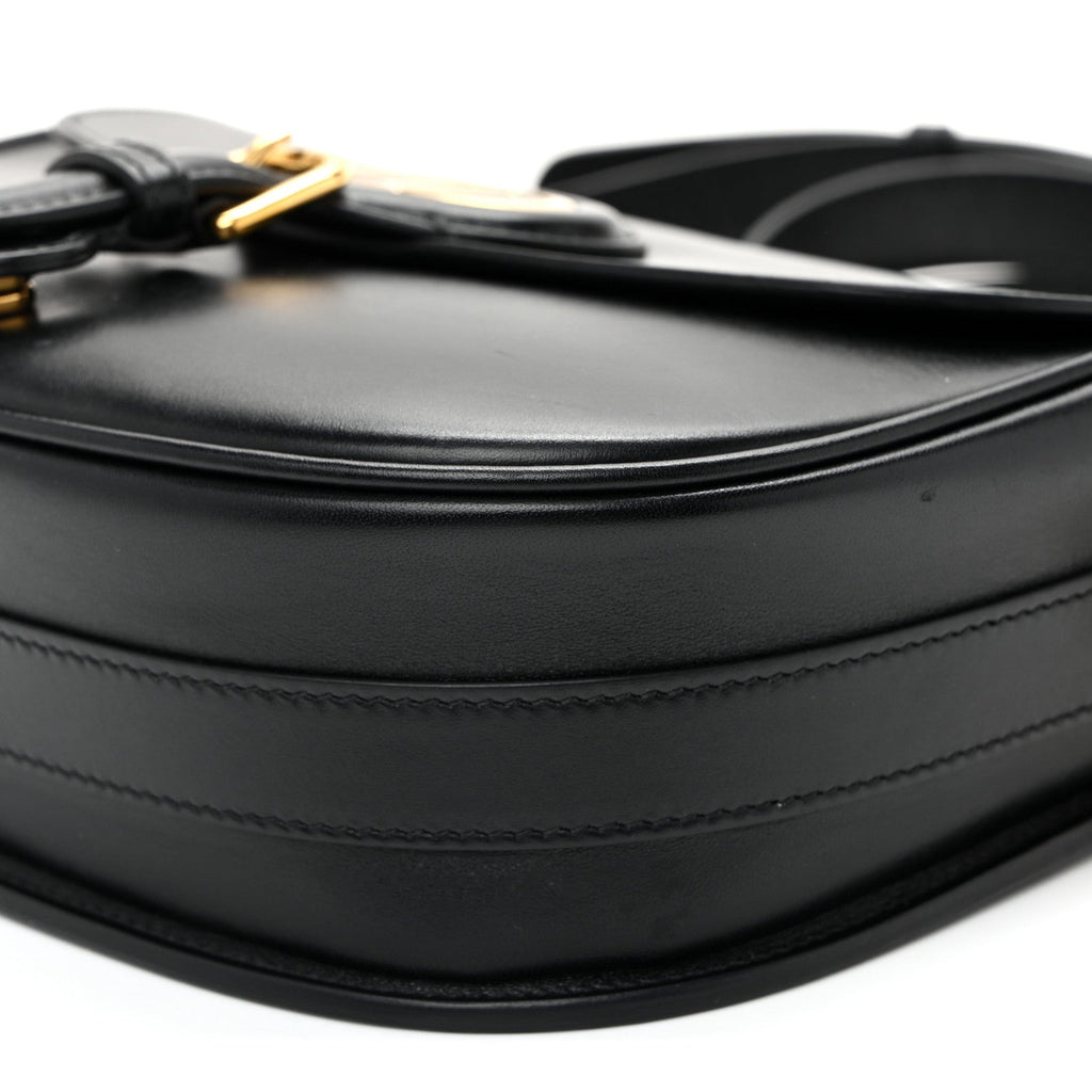 Box Calfskin Medium Bobby Flap Black wholesalehk.shop