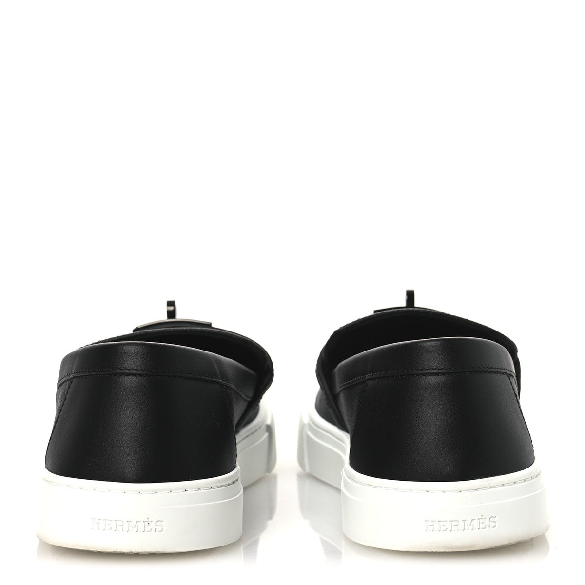 Calfskin Game Slip On Sneakers 39.5 Black wholesalehk.shop