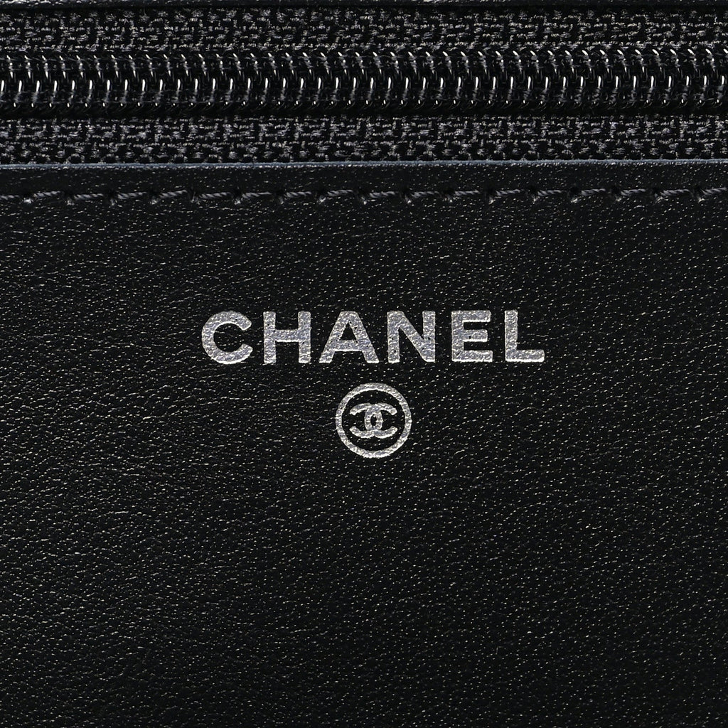 Aged Calfskin Quilted Reissue Wallet On Chain WOC So Black wholesalehk.shop