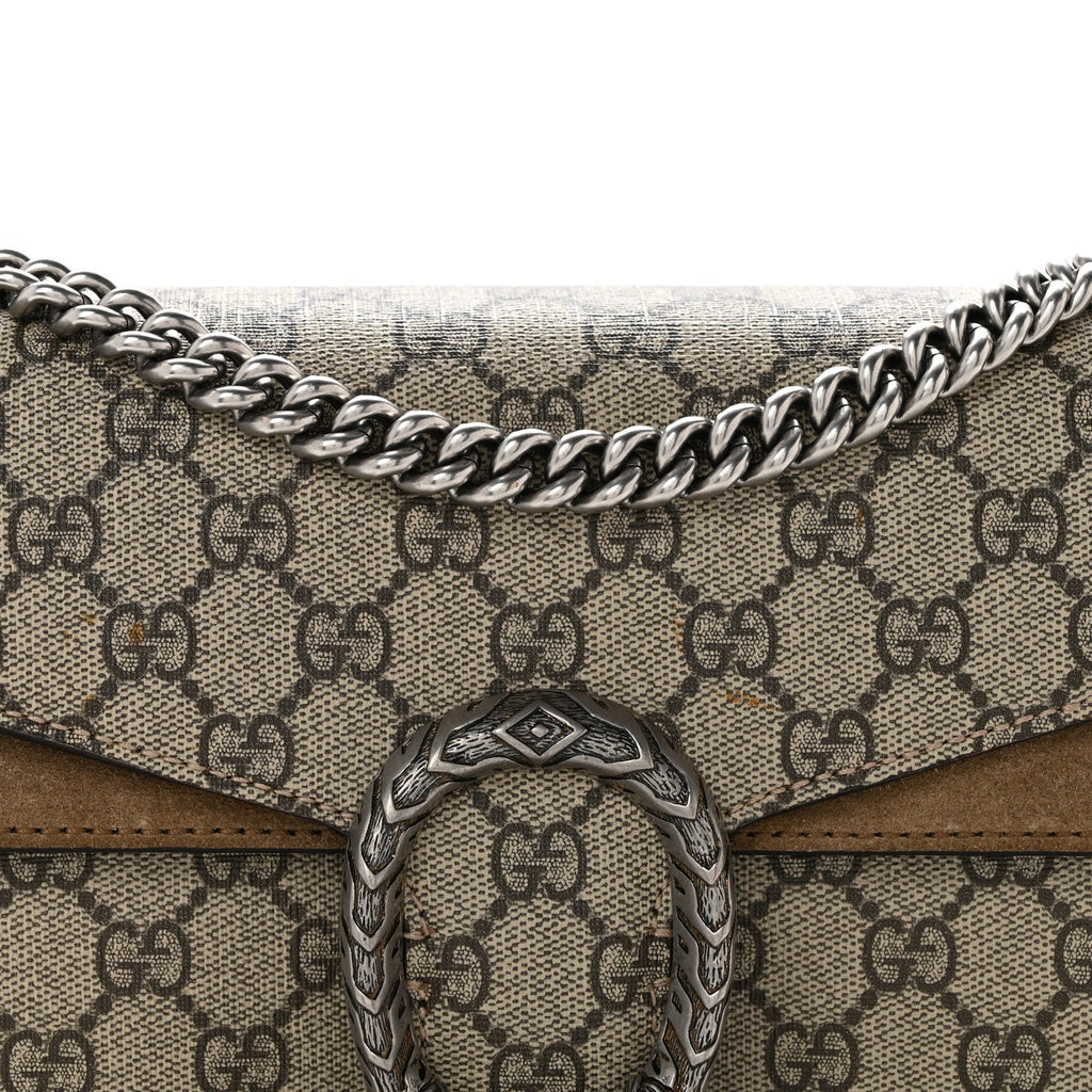 GG Supreme Monogram Small Dionysus Shoulder Bag Taupe wholesalehk.shop