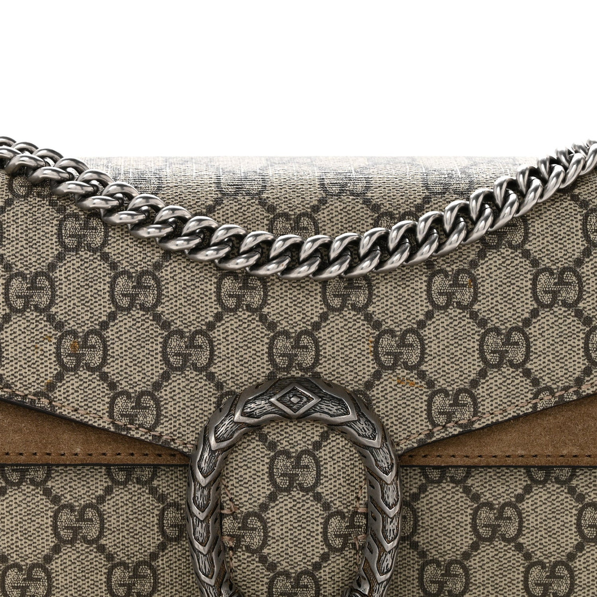 GG Supreme Monogram Small Dionysus Shoulder Bag Taupe wholesalehk.shop
