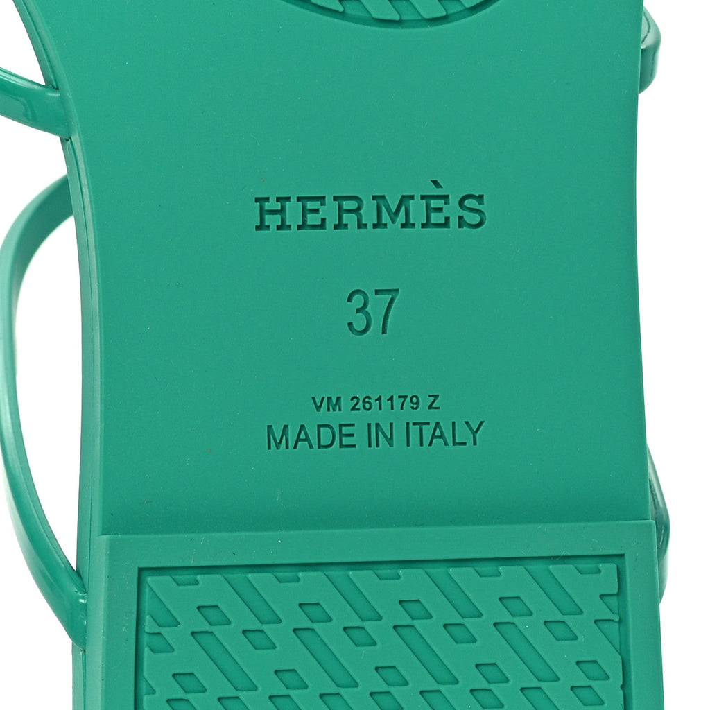 Rubber Womens Mykonos Sandals 37 Vert Tourmaline wholesalehk.shop