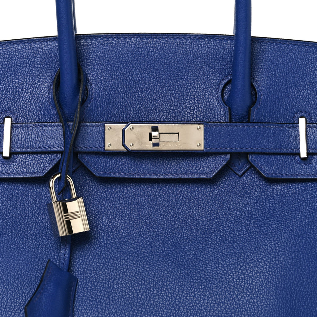 Taurillon Novillo Horseshoe Birkin 30 Bleu Brighton £¨ Direct shipment via from wholesalehk.shop