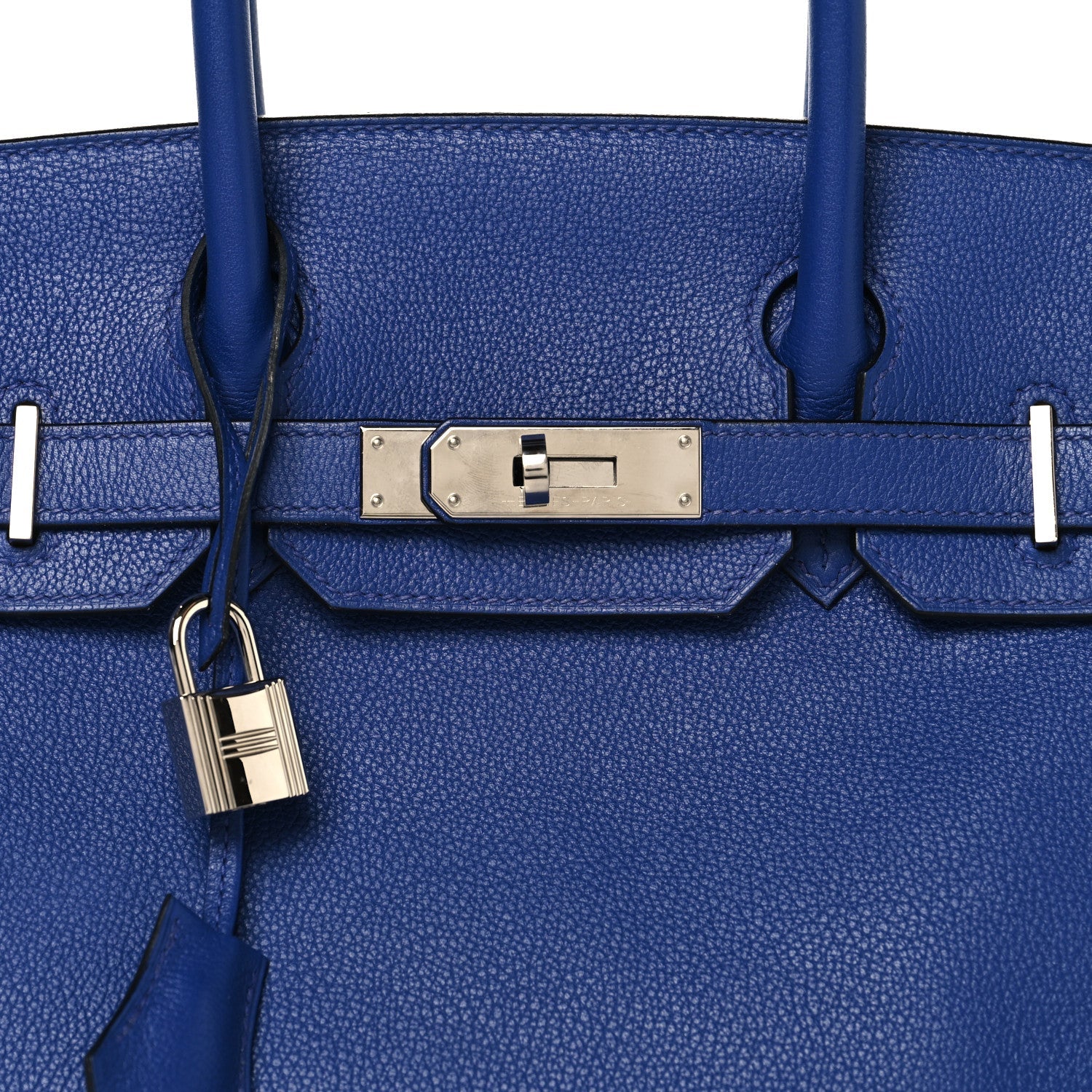 Taurillon Novillo Horseshoe Birkin 30 Bleu Brighton £¨ Direct shipment via from wholesalehk.shop