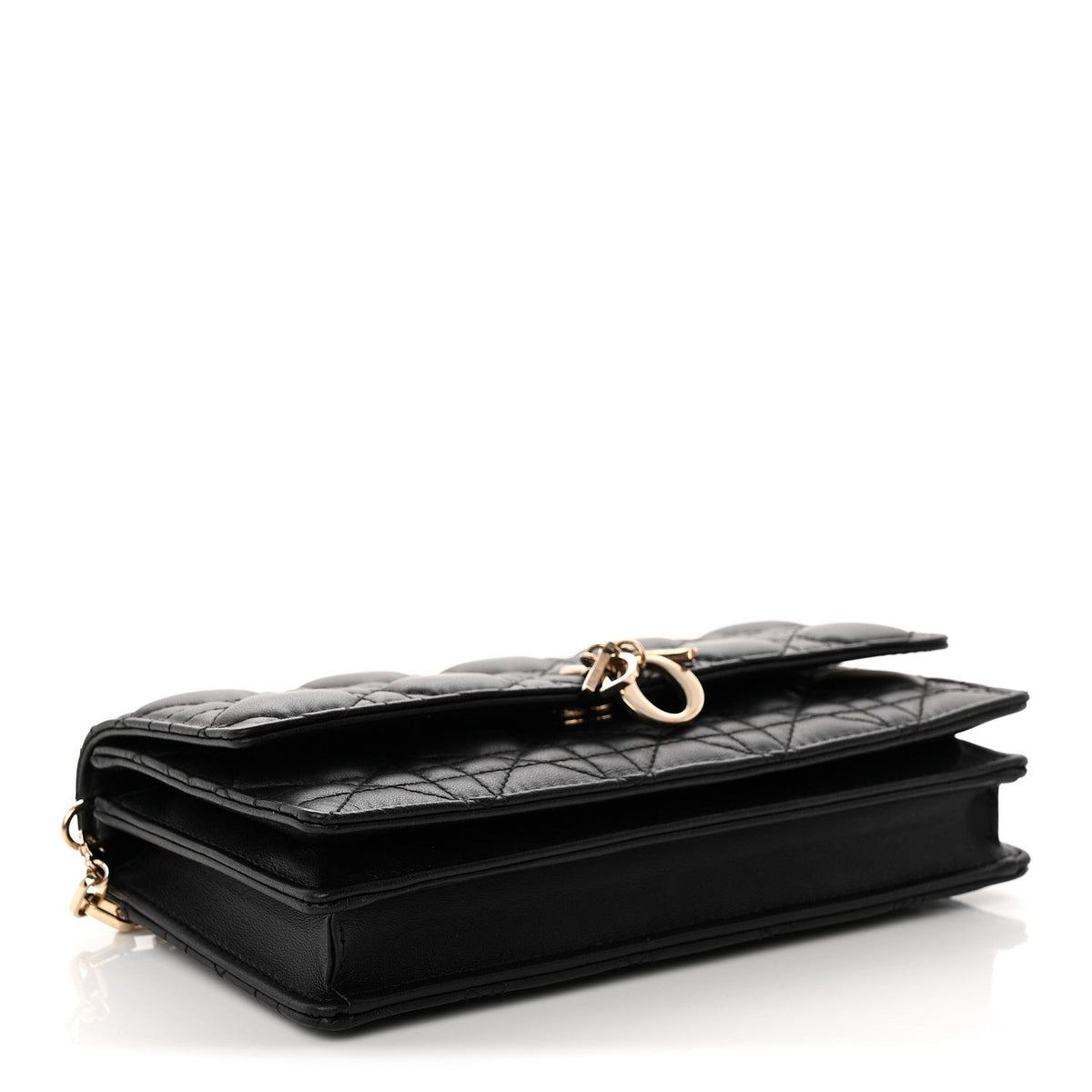 Lambskin Cannage Mini My Dior Bag Black wholesalehk.shop