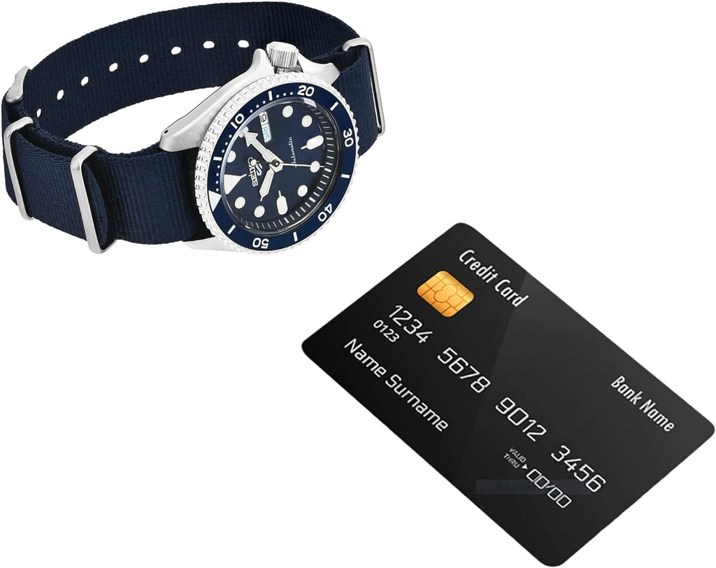 Seiko 5 Sports Automatic SKX Blue Dial Blue NATO Strap Watch For Men - SRPD51K2 wholesalehk.shop