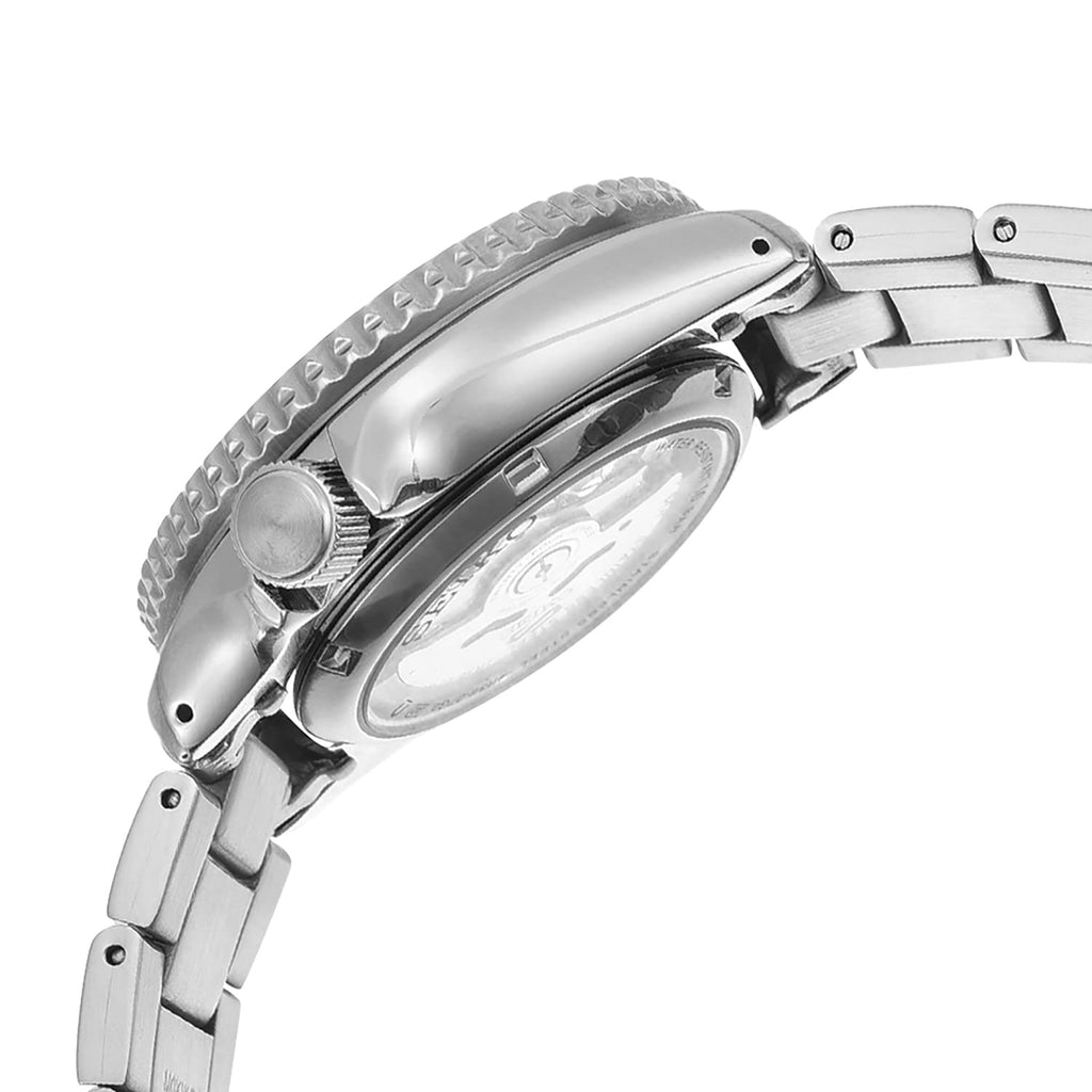 Seiko 5 Sports Automatic Black Dial Silver Steel Strap Watch For Men - SRPD57K1 wholesalehk.shop