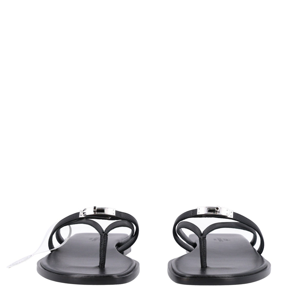 Calfskin Miss Sandals 39 Black wholesalehk.shop