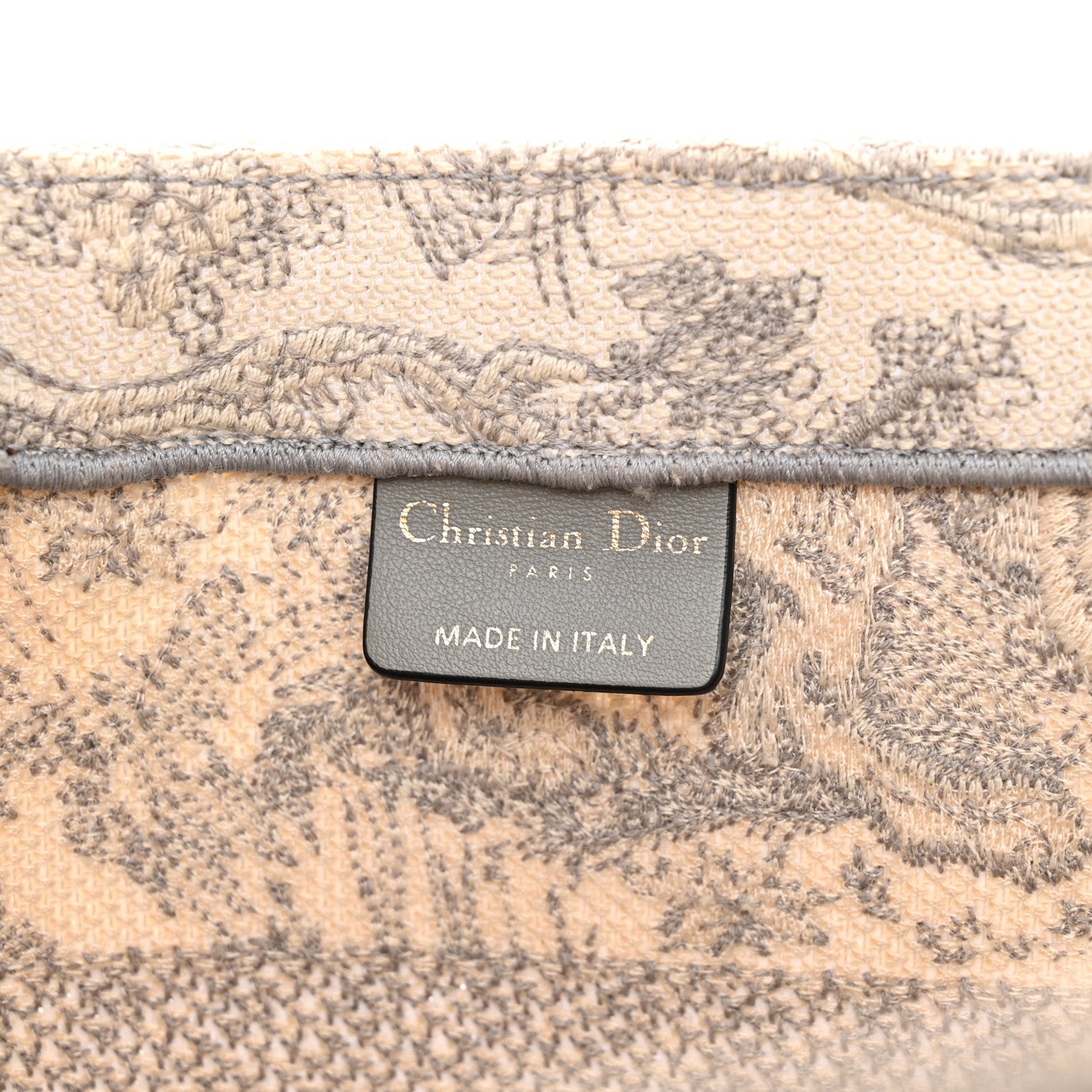 Canvas Embroidered Medium Dioriviera Toile De Jouy Book Tote Gray £¨ Direct shipment via from wholesalehk.shop