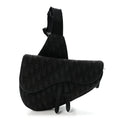 Oblique Mens Saddle Bag Black Blue wholesalehk.shop