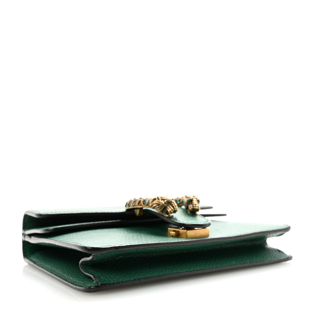 Calfskin Mini Dionysus Shoulder Bag Emerald wholesalehk.shop