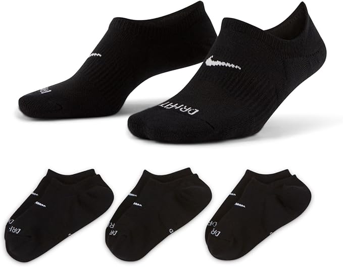 Women's Nike Everyday Plus Cushioned Training Footie Socks (3 Pairs)