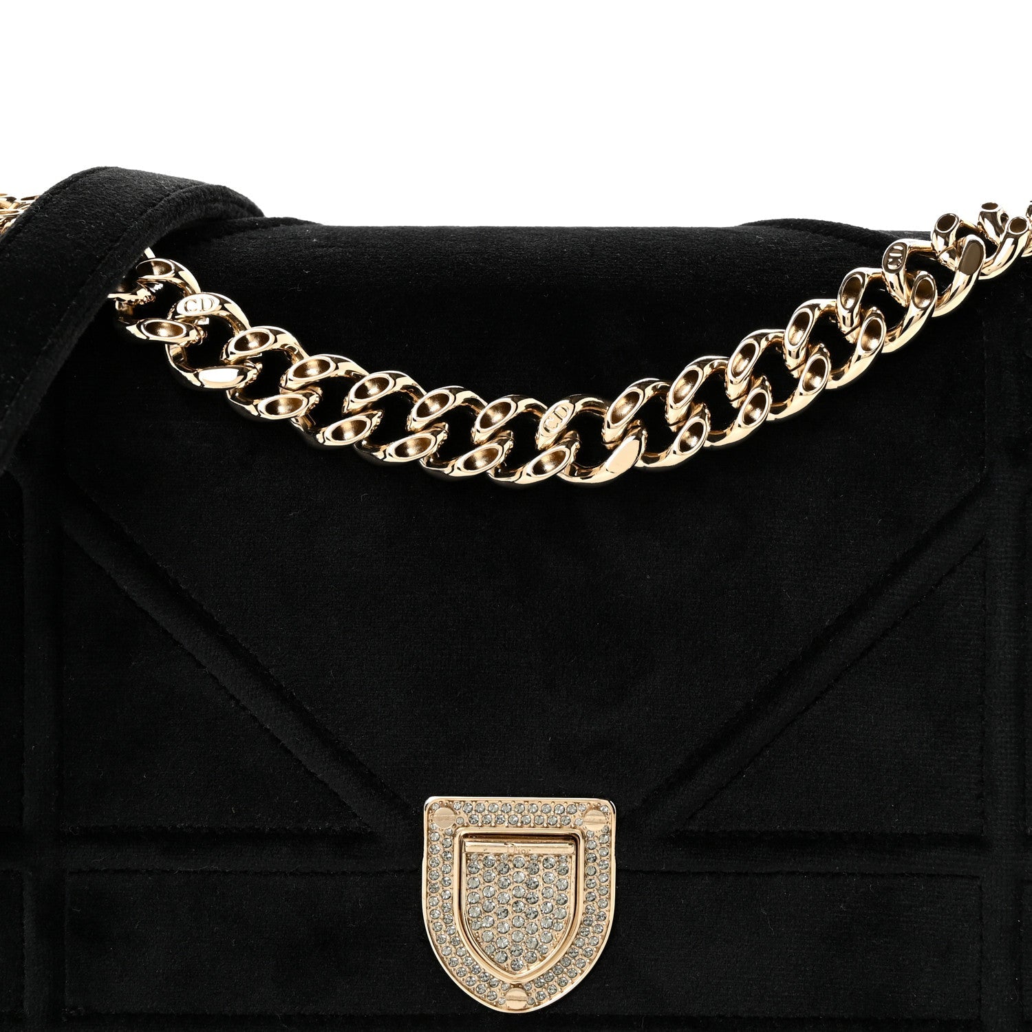 Velvet Small Diorama Flap Bag Black ¡§ Direct shipment via from wholesalehk.shop