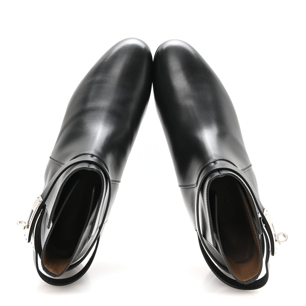Calfskin Neo Low Boots 41 Black wholesalehk.shop