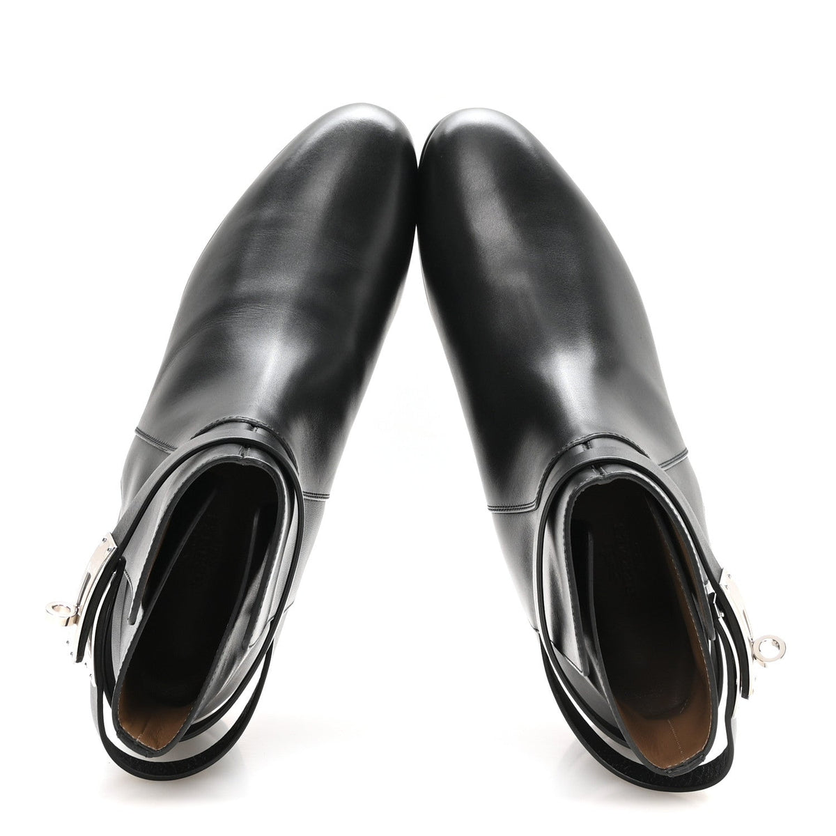 Calfskin Neo Low Boots 41 Black wholesalehk.shop