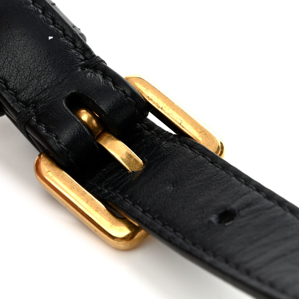 Oblique Saddle Belt Bag Blue wholesalehk.shop