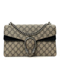 GG Supreme Monogram Small Dionysus Shoulder Bag Black wholesalehk.shop