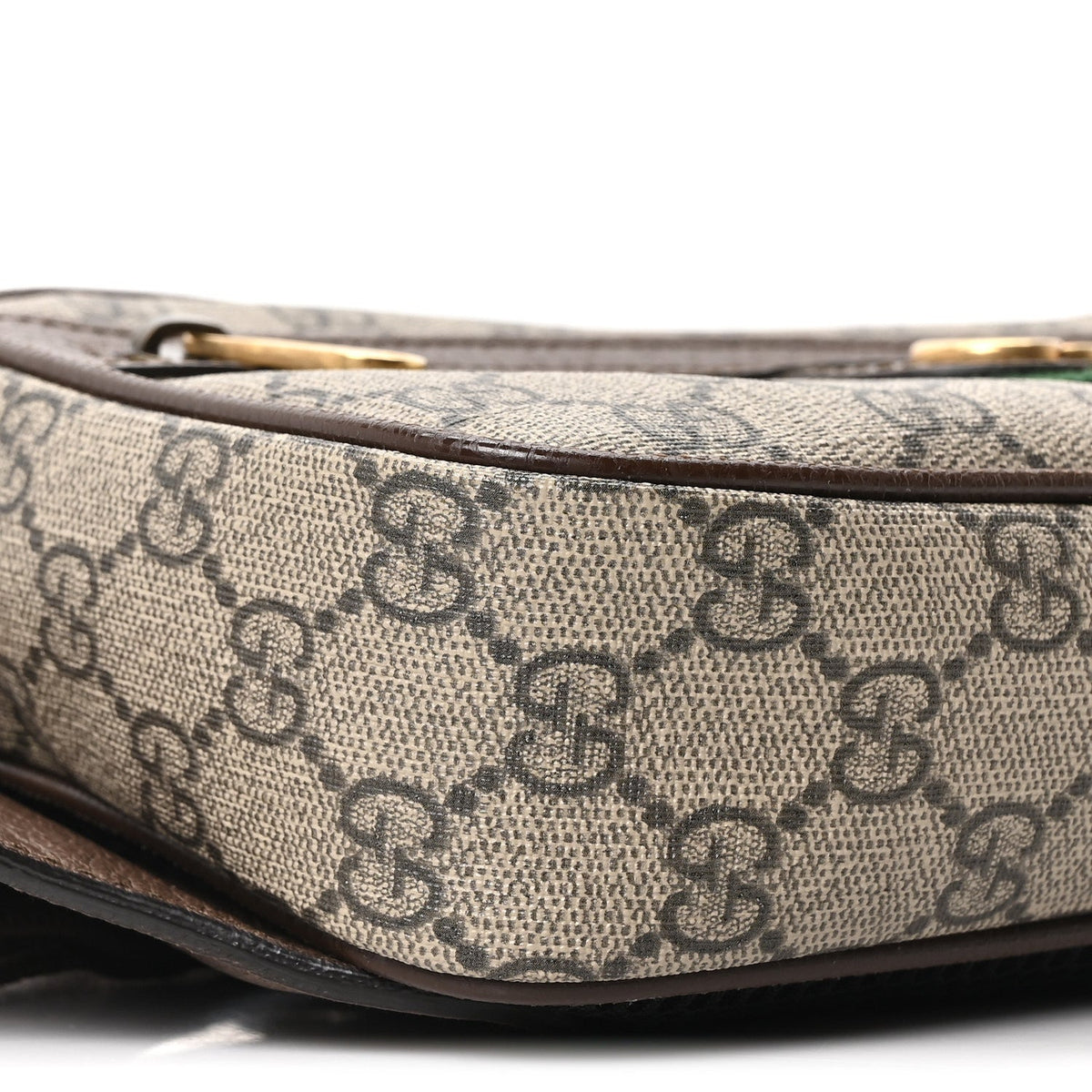 Soft GG Supreme Monogram Medium Ophidia Belt Bag Dark Brown wholesalehk.shop