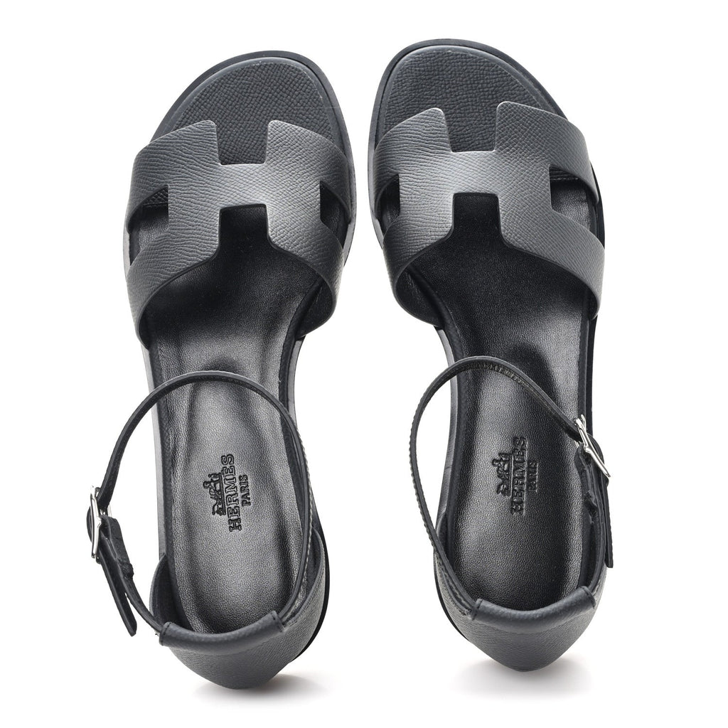 Epsom Santorini Sandals 38 Black wholesalehk.shop