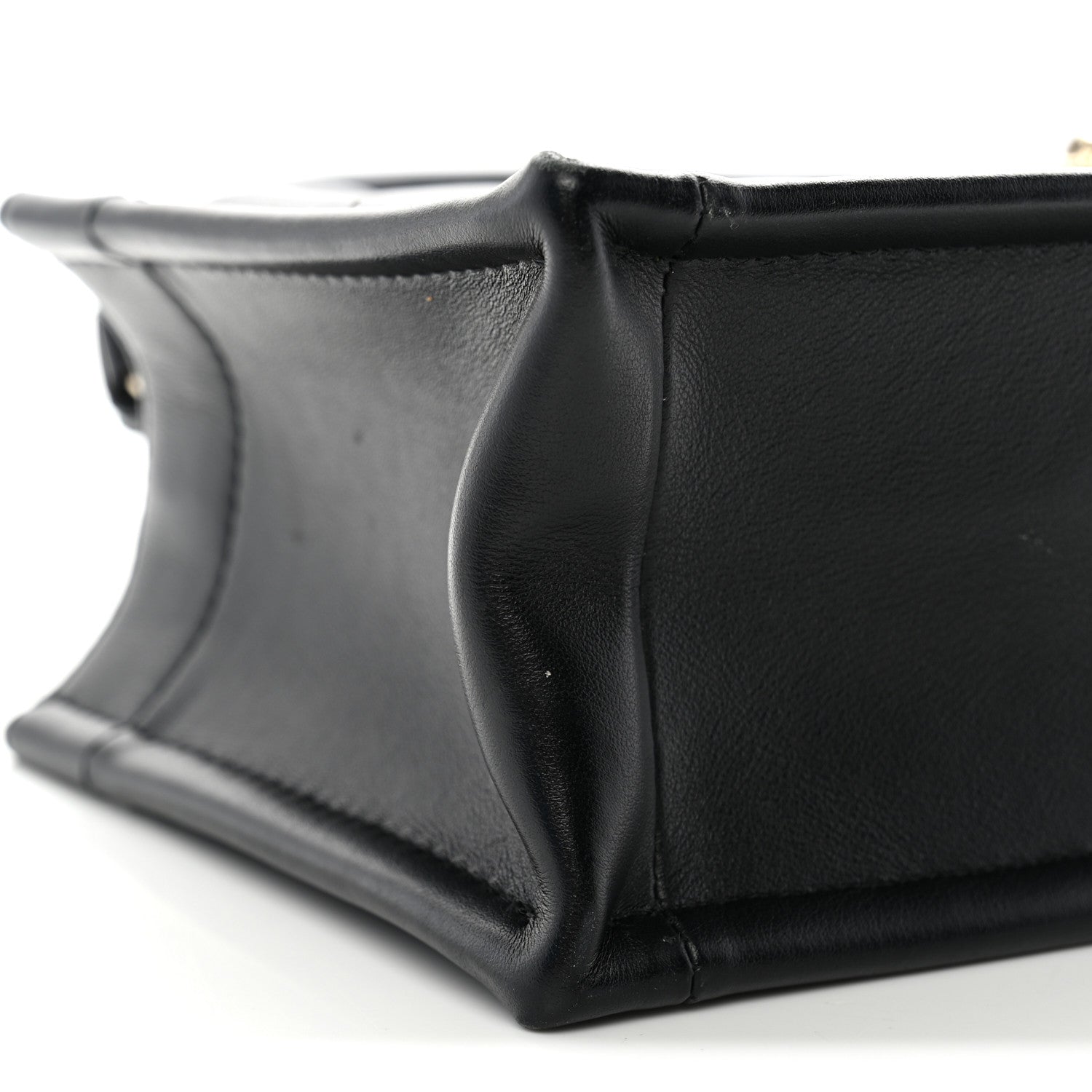 Calfskin Macrocannage Mini Book Tote Black £¨ Direct shipment via from wholesalehk.shop