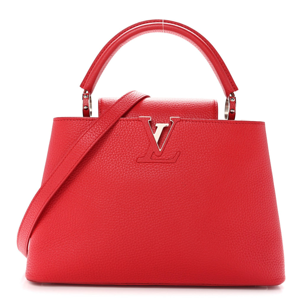 Taurillon Capucines PM Rubis £¨ Direct shipment via from wholesalehk.shop