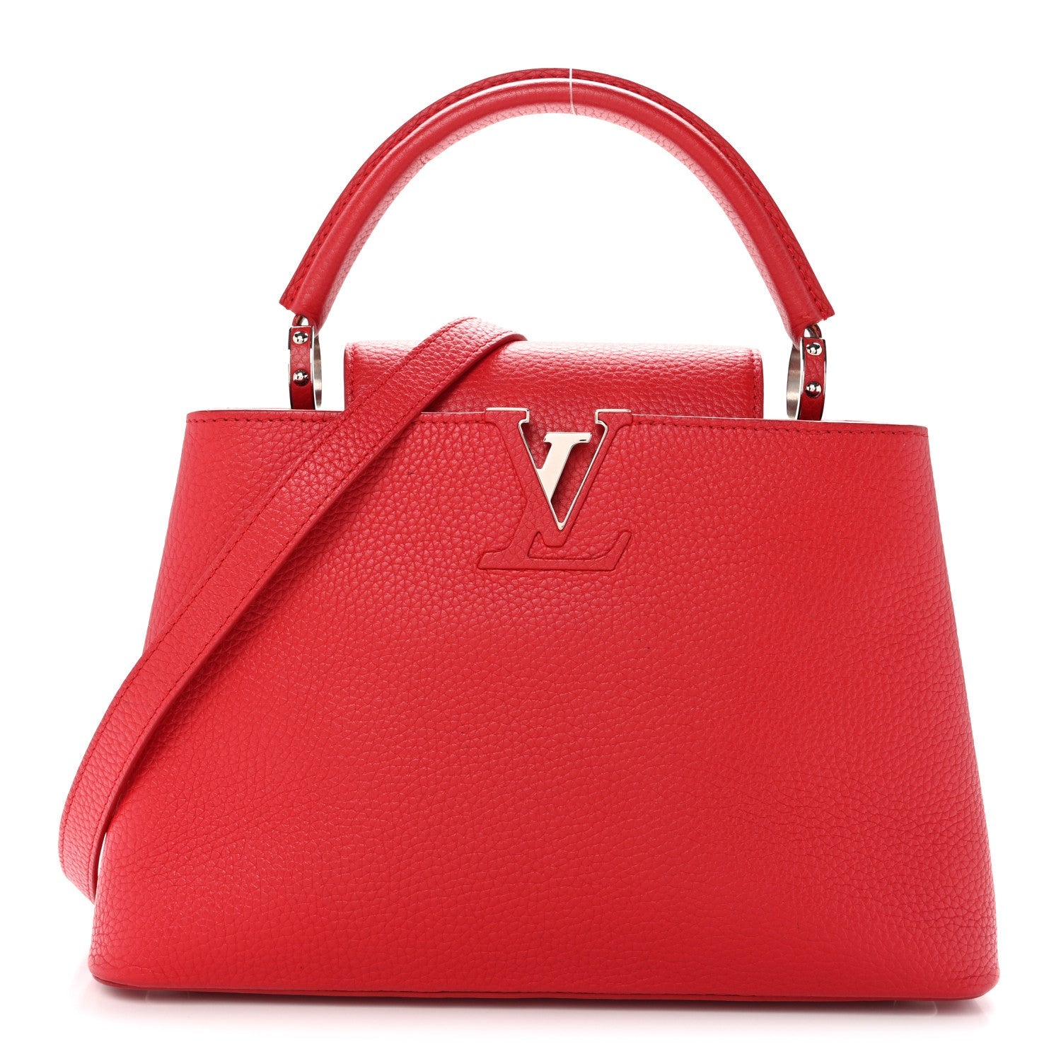 Taurillon Capucines PM Rubis £¨ Direct shipment via from wholesalehk.shop