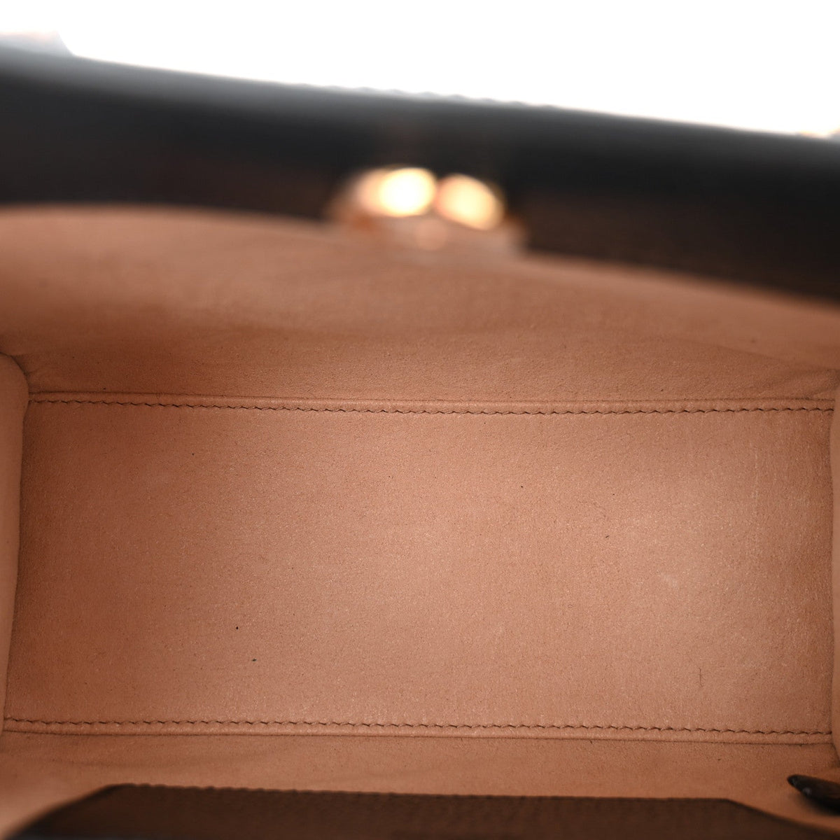 Textured Dollar Calfskin Web Mini Diana Tote Bag Black wholesalehk.shop