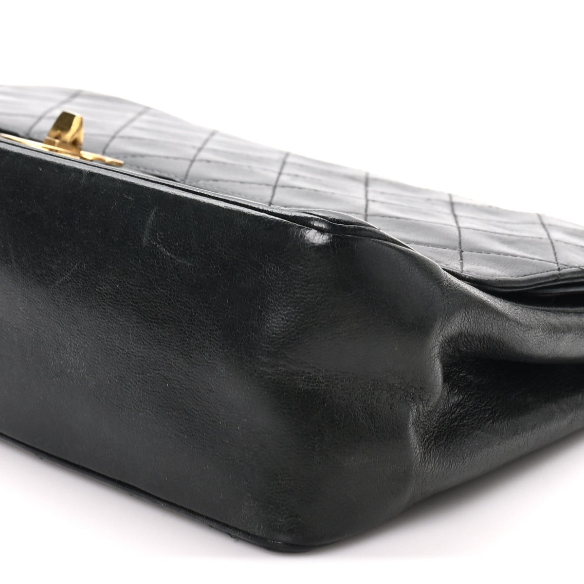 Lambskin Quilted Medium Double Flap Bijoux Chain Black wholesalehk.shop