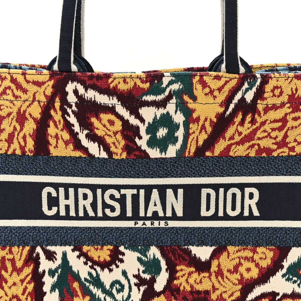 Canvas Embroidered Paisley Medium Book Tote Blue Multicolor £¨ Direct shipment via from wholesalehk.shop