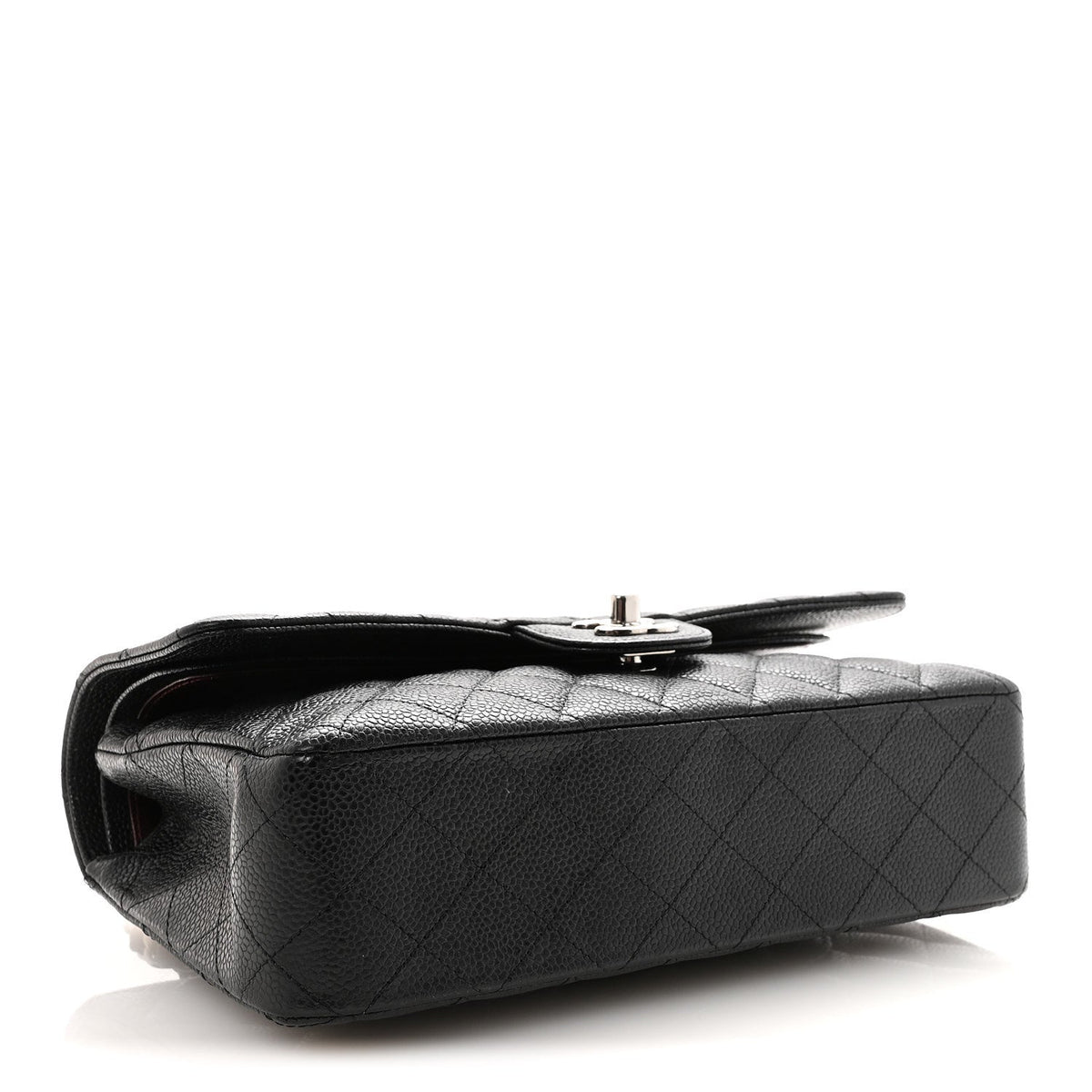 Caviar Quilted Medium Double Flap Black wholesalehk.shop