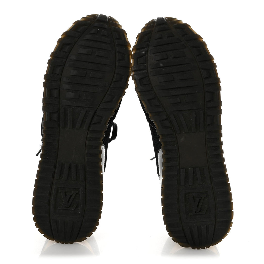 Suede Monogram Run Away Sneakers 37 Black £¨ Direct shipment via from wholesalehk.shop