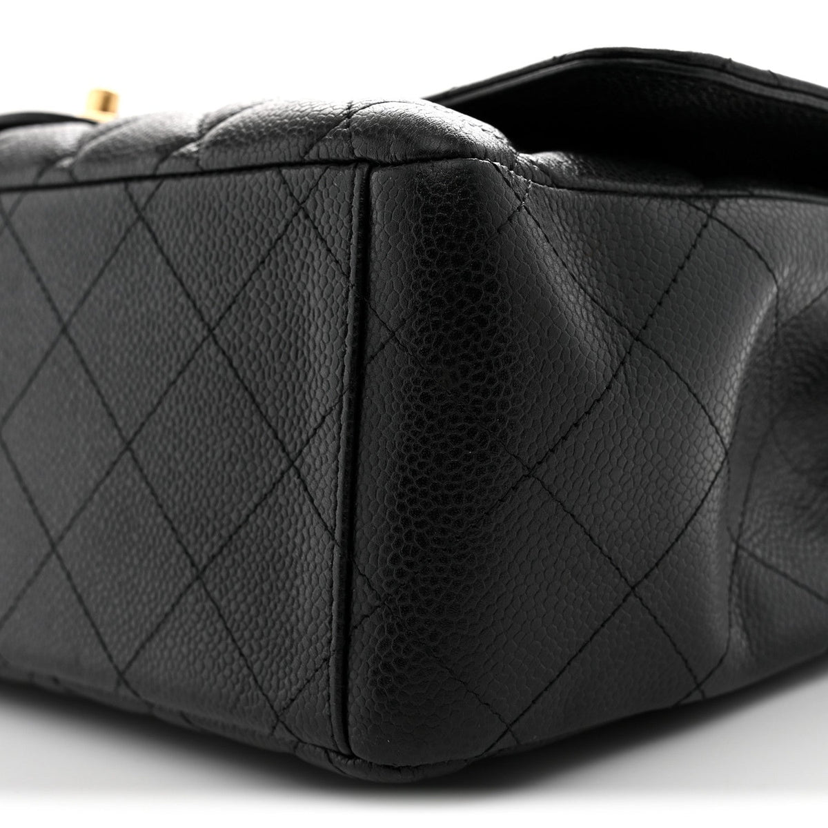 Caviar Quilted Maxi Double Flap Black wholesalehk.shop