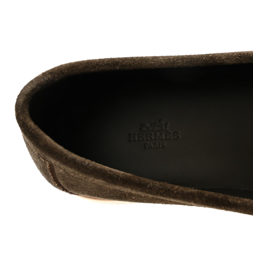 Suede Calfskin Mens Low Loafers 41.5 Ecorce wholesalehk.shop