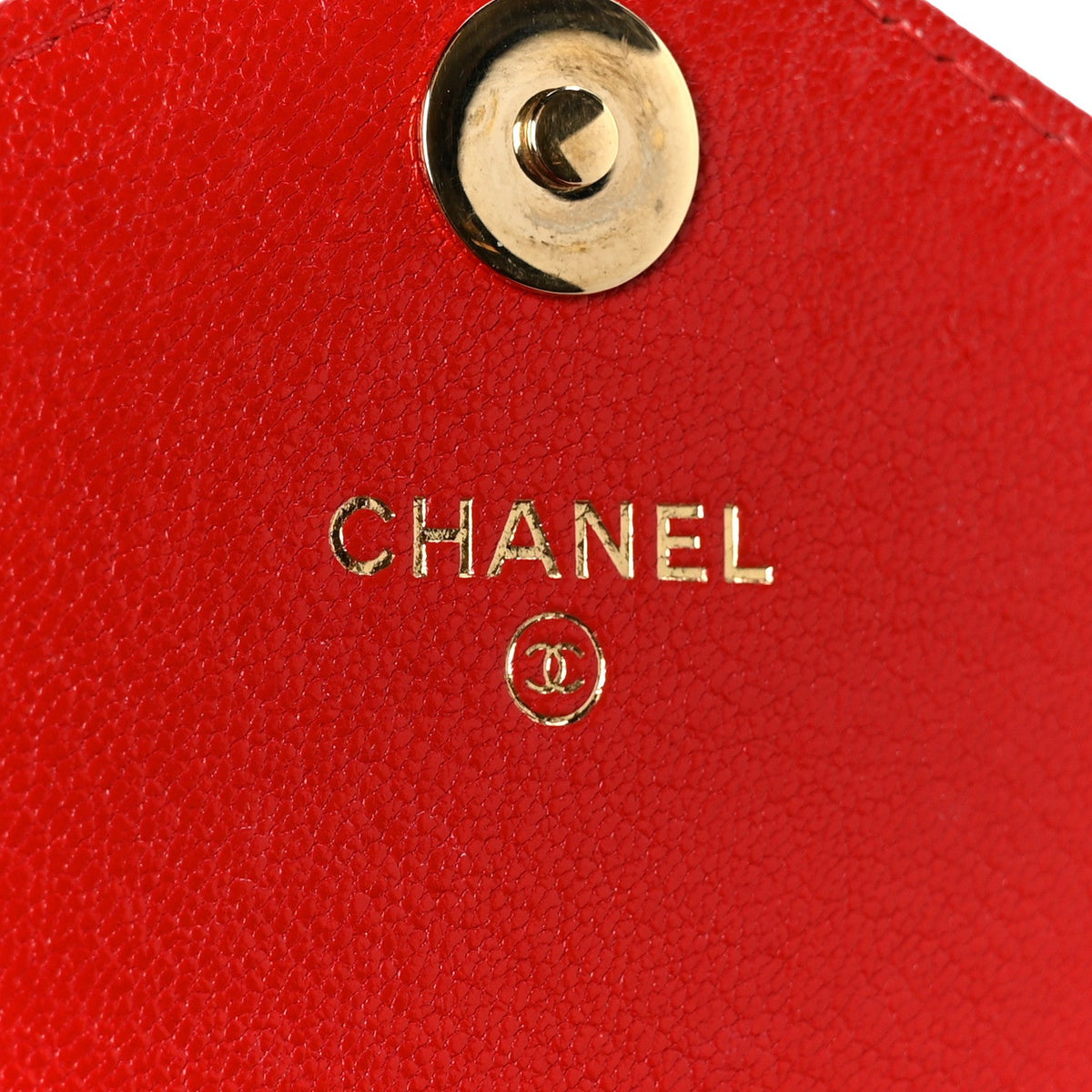 Goatskin Chevron Quilted Statement Wallet On Chain WOC Red wholesalehk.shop
