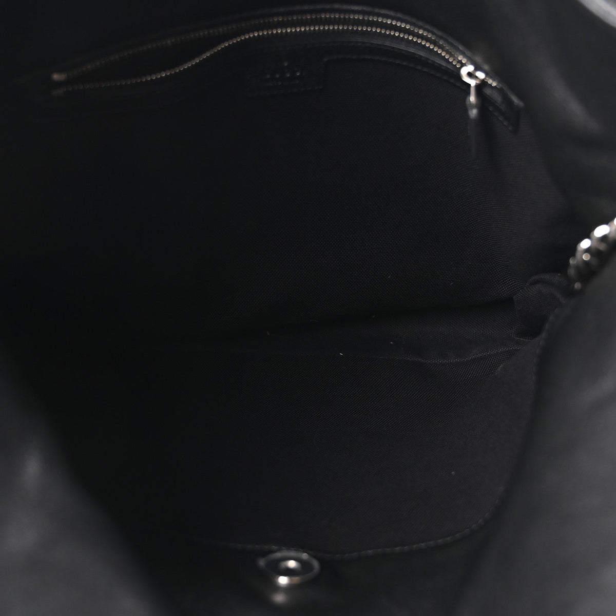 Sakai Be Green Calfskin Diagonal Stitched Medium Blondie Tote Black wholesalehk.shop