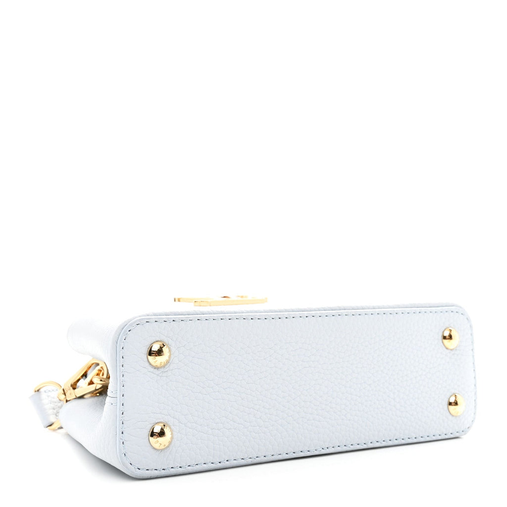 LV X TM Taurillon Capucines East West Mini Olympe Blue £¨ Direct shipment via from wholesalehk.shop