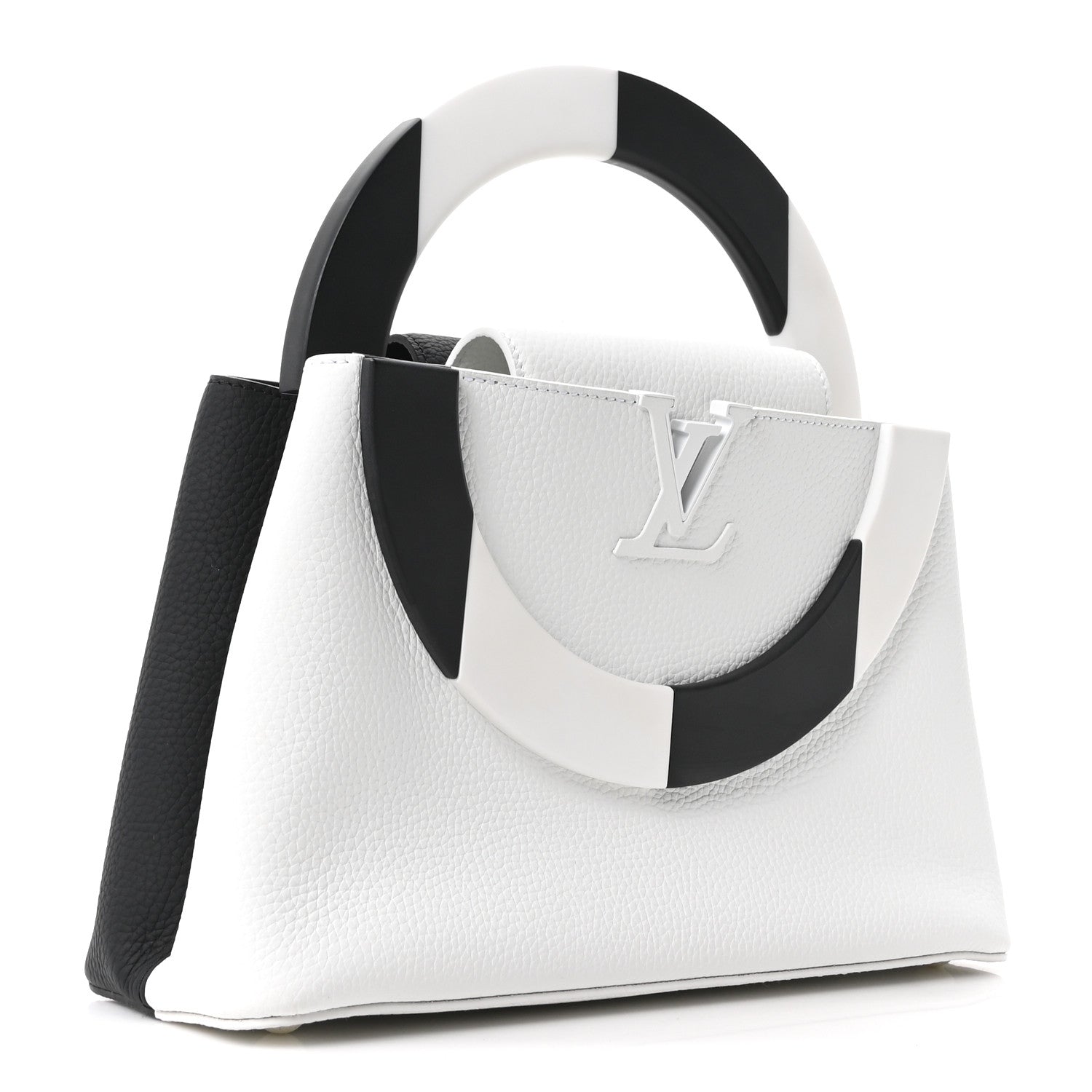 Taurillon Daniel Buren Artycapucines MM Black White £¨ Direct shipment via from wholesalehk.shop