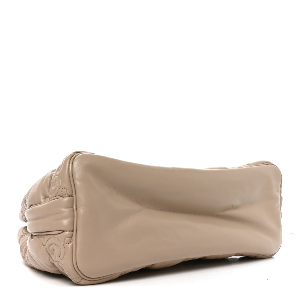 Calfskin GG Matelasse Large Tote Beige wholesalehk.shop